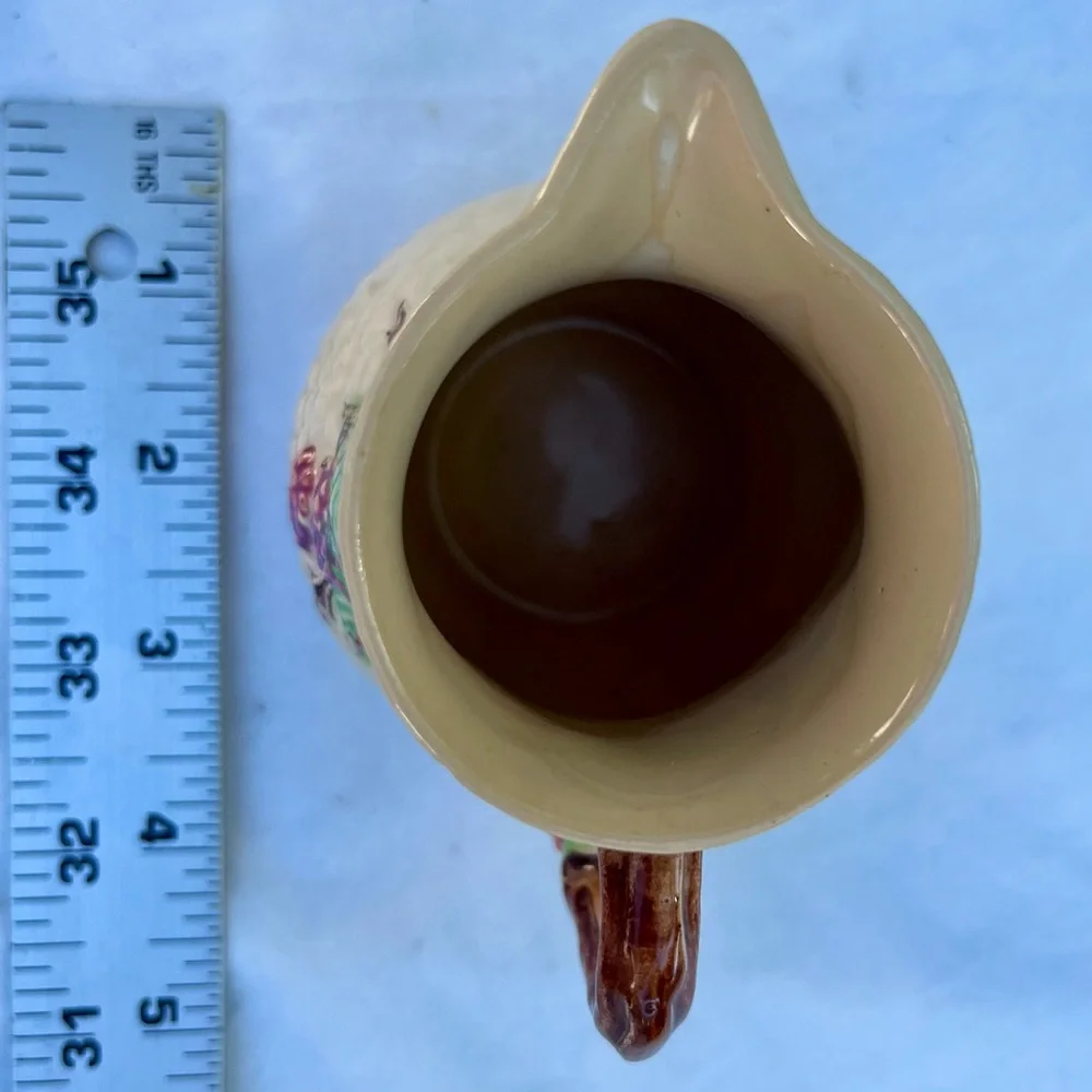 Vintage Wade Pottery Cream Pitcher 'Bramble' 3 1/2”‎
